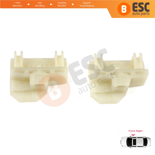 Window Regulator Repair Guide Clips Front Right for Audi A4 B5 VW Polo 6N Passat B5 3B Skoda Superb MK1 8D0837462