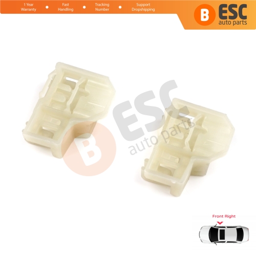 Window Regulator Repair Guide Clips Front Right for Audi A4 B5 VW Polo 6N Passat B5 3B Skoda Superb MK1 8D0837462