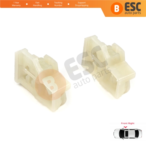 Window Regulator Repair Guide Clips Front Right for Audi A4 B5 VW Polo 6N Passat B5 3B Skoda Superb MK1 8D0837462