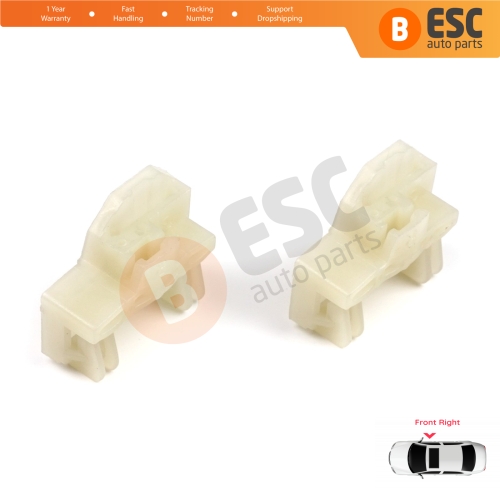 Window Regulator Repair Guide Clips Front Right for Audi A4 B5 VW Polo 6N Passat B5 3B Skoda Superb MK1 8D0837462