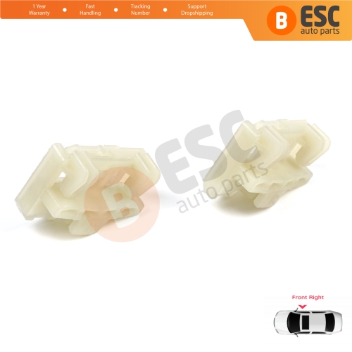 Window Regulator Repair Guide Clips Front Right for Audi A4 B5 VW Polo 6N Passat B5 3B Skoda Superb MK1 8D0837462