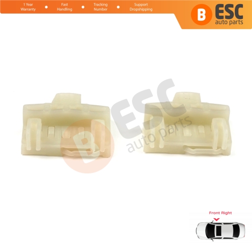 Window Regulator Repair Guide Clips Front Right for Audi A4 B5 VW Polo 6N Passat B5 3B Skoda Superb MK1 8D0837462
