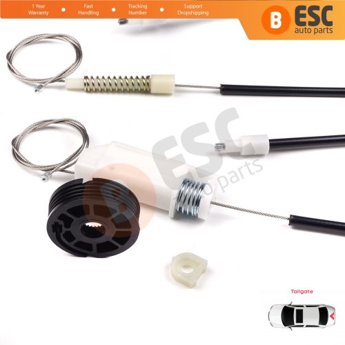 Power Window Regulator Repair Set Tailgate Hatch Door for Land Rover Freelander MK1 L314 LN 1997-2006 3/5 Door CVH101150