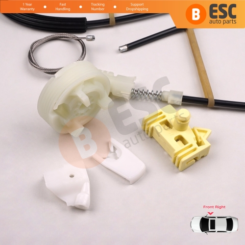 Window Regulator Repair Kit Front Right Door for Renault Scenic MK1 JA JA0/1 1996-2003 7700838591