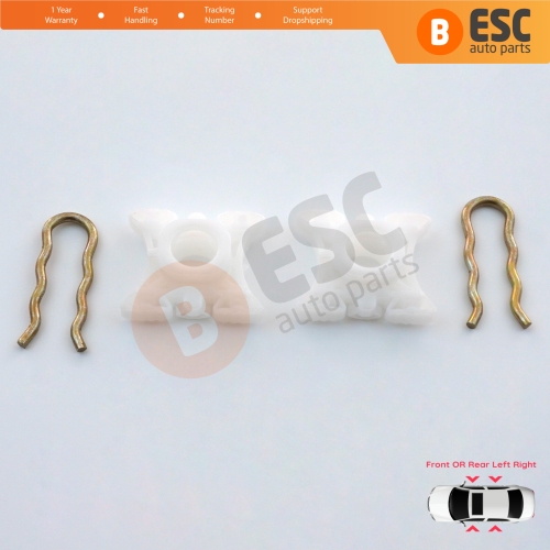 Window Regulator Sliding Pivot Clips For BMW E36 E92 E93 E34 E32 Z3 Z4 Volvo Passat B3 B4 Range Rover 2 LP P38A 51321938884 