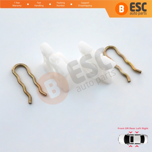 Window Regulator Sliding Pivot Clips For BMW E36 E92 E93 E34 E32 Z3 Z4 Volvo Passat B3 B4 Range Rover 2 LP P38A 51321938884 