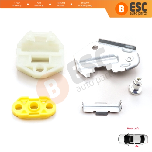 Window Regulator Clips Metal Connection Sheet Rear Left for Vauxhall Opel Vectra B Mercedes W210 S210 Saab 9-3 900