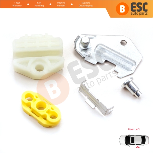 Window Regulator Clips Metal Connection Sheet Rear Left for Vauxhall Opel Vectra B Mercedes W210 S210 Saab 9-3 900