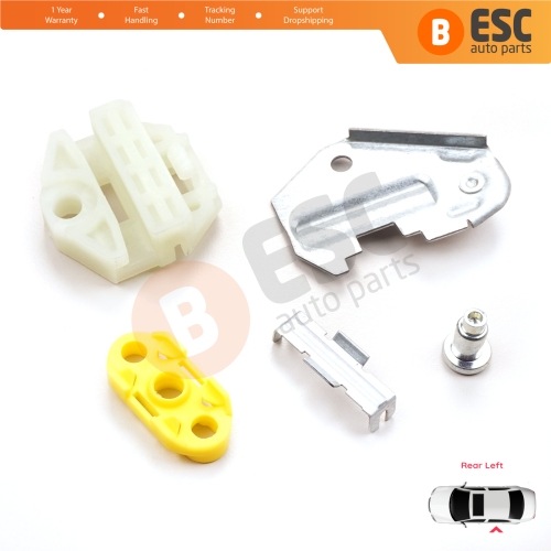 Window Regulator Clips Metal Connection Sheet Rear Left for Vauxhall Opel Vectra B Mercedes W210 S210 Saab 9-3 900