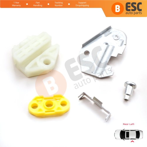 Window Regulator Clips Metal Connection Sheet Rear Left for Vauxhall Opel Vectra B Mercedes W210 S210 Saab 9-3 900