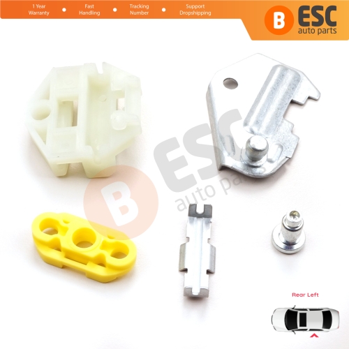 Window Regulator Clips Metal Connection Sheet Rear Left for Vauxhall Opel Vectra B Mercedes W210 S210 Saab 9-3 900