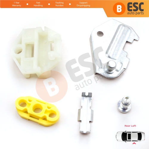 Window Regulator Clips Metal Connection Sheet Rear Left for Vauxhall Opel Vectra B Mercedes W210 S210 Saab 9-3 900