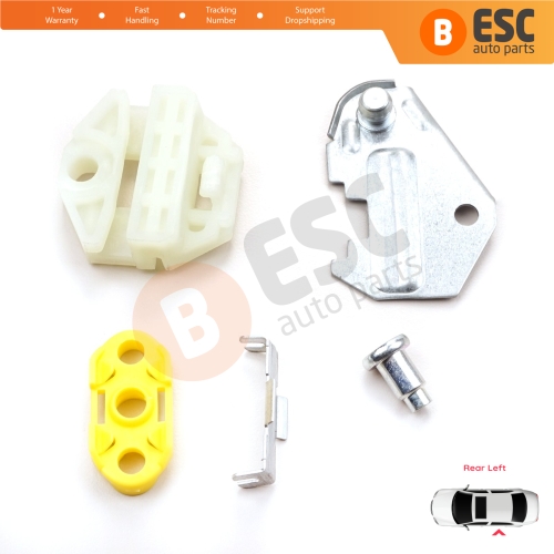 Window Regulator Clips Metal Connection Sheet Rear Left for Vauxhall Opel Vectra B Mercedes W210 S210 Saab 9-3 900