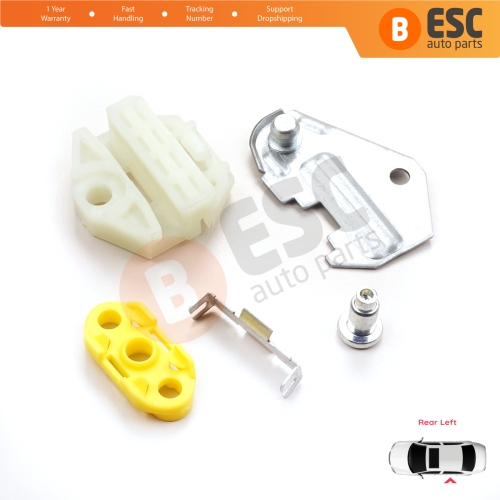 Window Regulator Clips Metal Connection Sheet Rear Left for Vauxhall Opel Vectra B Mercedes W210 S210 Saab 9-3 900