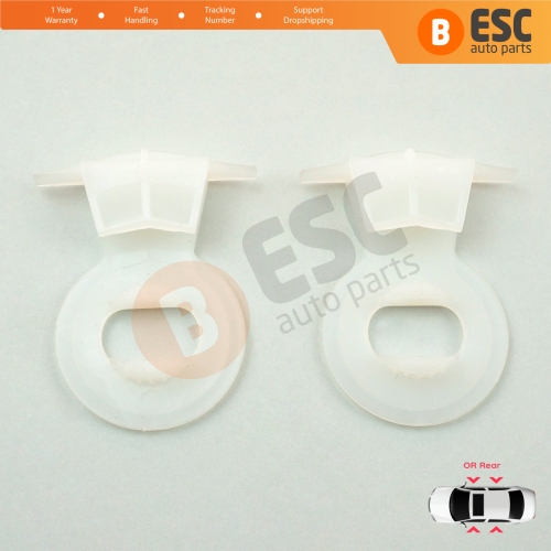 Window Regulator Glass Holder Clips for Renault Clio 3 Laguna 2 Espace 4 Vel Satis Peugeot 207 307 308 CC Citroen C3 Pluriel 8200006887 