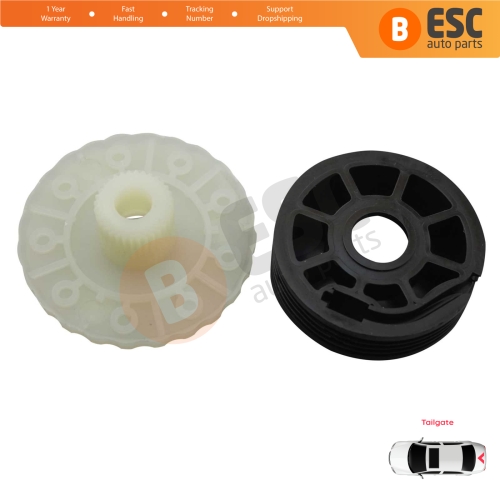 Tailgate Hatch Window Regulator Pulley Inner Gear Set for Land Rover Freelander MK1 L314 LN 1997-2006 3/5 Door CVH101150