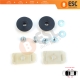 Window Regulator Glass Rail Mount Bracket Sash Clips Set for Mercedes C Class W203 S203 CL203 CLC 2037200114