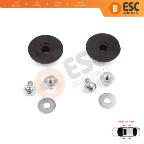 2 Sets Window Regulator Glass Rail Mount Bracket for Mercedes C Class W203 S203 CL203 CLC 2037200114