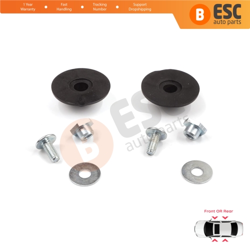 2 Sets Window Regulator Glass Rail Mount Bracket for Mercedes C Class W203 S203 CL203 CLC 2037200114