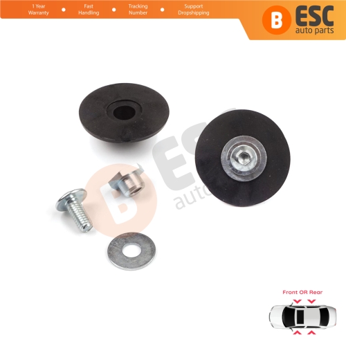 2 Sets Window Regulator Glass Rail Mount Bracket for Mercedes C Class W203 S203 CL203 CLC 2037200114