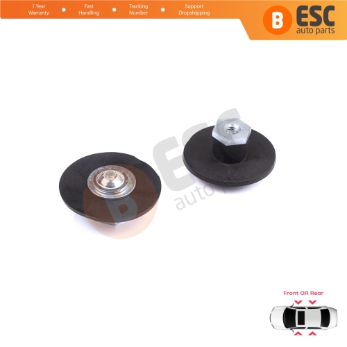 2 Sets Window Regulator Glass Rail Mount Bracket for Mercedes C Class W203 S203 CL203 CLC 2037200114