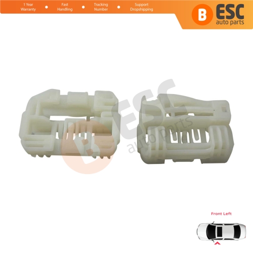 Window Regulator Repair Clips Front Left for Hyundai I30 MK1 FD 2007-2012 5-Door 824712L001