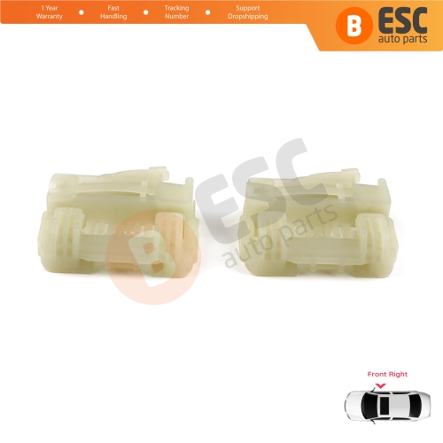 Window Regulator Repair Clips Front Right for Hyundai I30 MK1 FD 2007-2012 5-Door 824812L001
