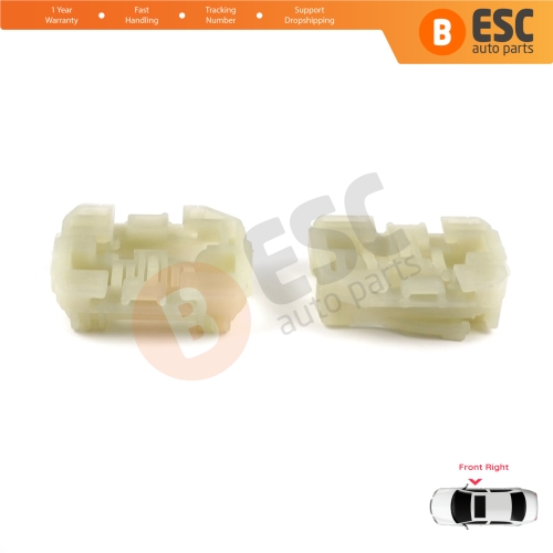 Window Regulator Repair Clips Front Right for Hyundai I30 MK1 FD 2007-2012 5-Door 824812L001