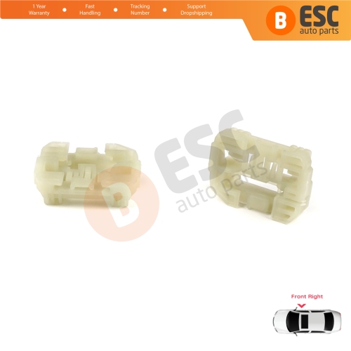 Window Regulator Repair Clips Front Right for Hyundai I30 MK1 FD 2007-2012 5-Door 824812L001