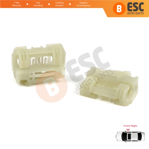 Window Regulator Repair Clips Front Right for Hyundai I30 MK1 FD 2007-2012 5-Door 824812L001