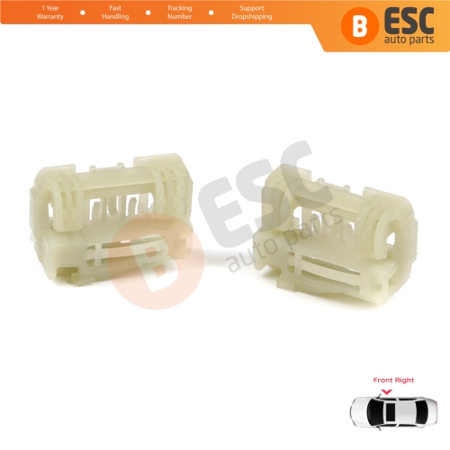 Window Regulator Repair Clips Front Right for Hyundai I30 MK1 FD 2007-2012 5-Door 824812L001