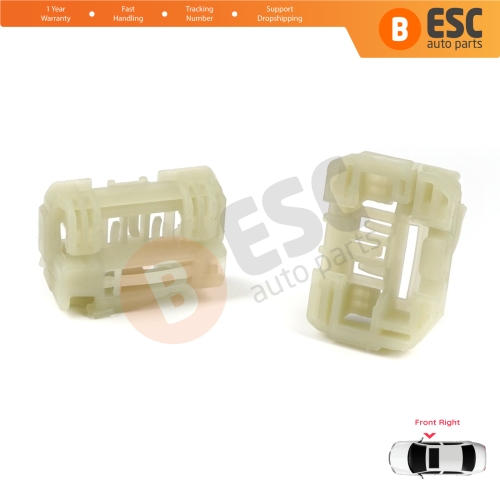 Window Regulator Repair Clips Front Right for Hyundai I30 MK1 FD 2007-2012 5-Door 824812L001