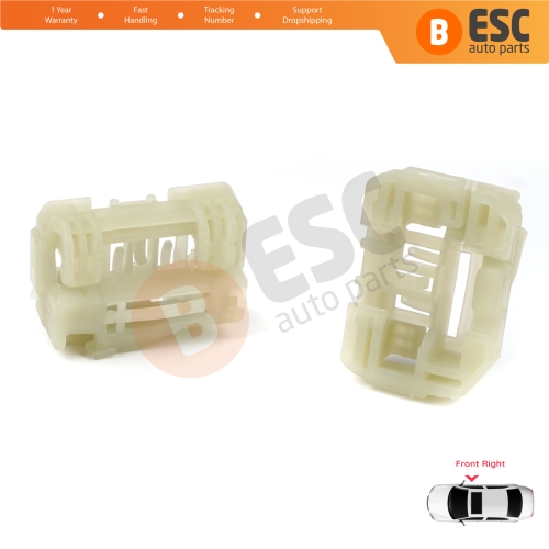 Window Regulator Repair Clips Front Right for Hyundai I30 MK1 FD 2007-2012 5-Door 824812L001