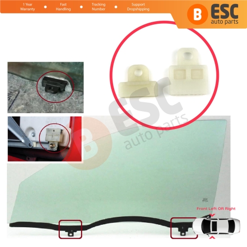Door Window Glass Holder Connector Sash Clips For Toyota Corolla Prius Cruiser Hilux Matrix Pontiac Vibe Lexus RX