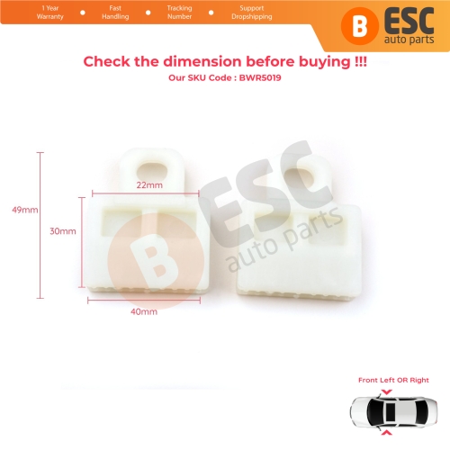 Door Window Glass Holder Connector Sash Clips For Toyota Corolla Prius Cruiser Hilux Matrix Pontiac Vibe Lexus RX