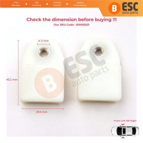 Door Window Glass Holder Connector Sash Clips For Mitsubishi Lancer Outlander Honda Civic Accord CR-V Jazz Fit Acura 1988-2015