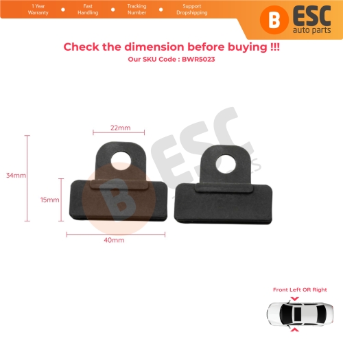 Door Window Glass Holder Connector Sash Clips For Toyota Corolla Prius Cruiser Hilux Matrix Pontiac Vibe Lexus RX