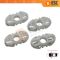 4 Pieces Window Regulator Sliding Pivot Guide Jaw Set for Ford Transit MK5 6 7 EY FY TT9 1994-2014