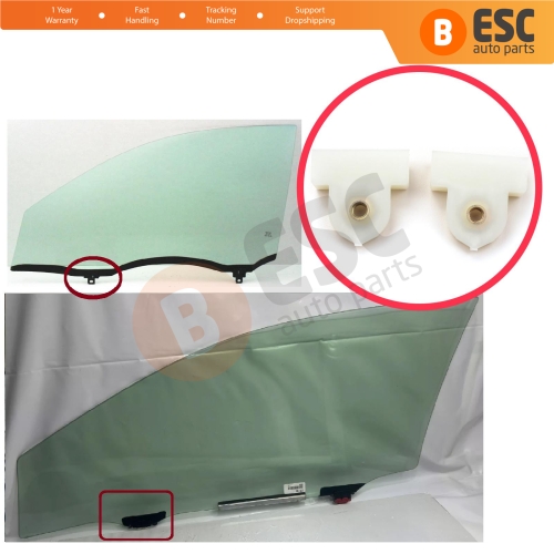 Door Window Glass Holder Connector Sash Clips For Toyota Corolla 4Runner N18 Verso Cruiser Hiace RAV 4 Picnic Lexus CT