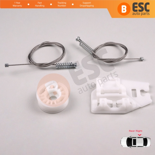 Window Regulator Repair Kit Rear Right Door for BMW 3 Series E46 1998-2005 4/5 Door 51358212100