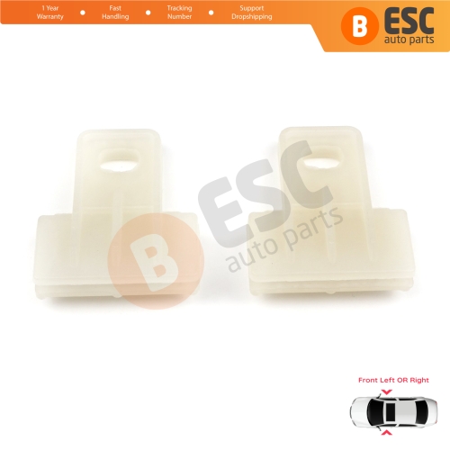 Front Left or Right Door Window Glass Holder Connector Sash Clips For Renault Megane MK3 BZ0/1 DZ0/1 KZ0/1 Fluence L3
