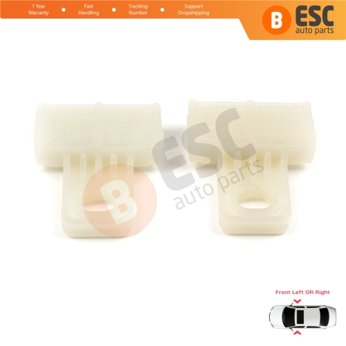 Front Left or Right Door Window Glass Holder Connector Sash Clips For Renault Megane MK3 BZ0/1 DZ0/1 KZ0/1 Fluence L3