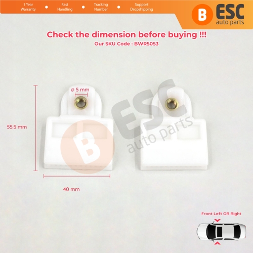 Door Window Glass Holder Connector Sash Clips For Toyota Corolla Prius Cruiser Hilux Matrix Pontiac Vibe Lexus RX