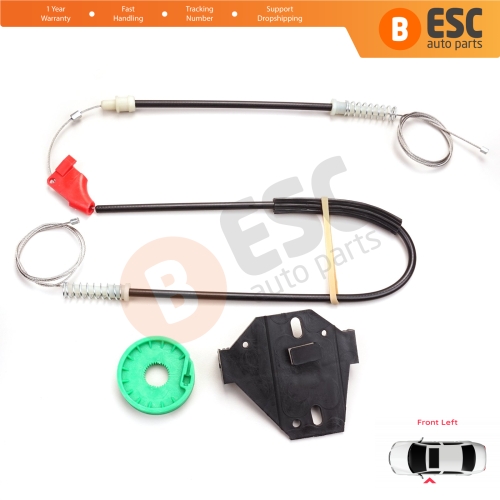 Window Regulator Repair Kit Front Left for VW Transporter T4 MK4 Eurovan Caravelle 1990-2003 7D0959801