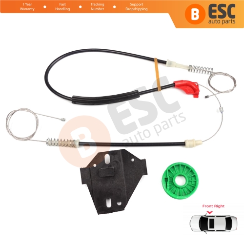 Window Regulator Repair Kit Front Right for VW Transporter T4 MK4 Eurovan Caravelle 1990-2003 7D0959802