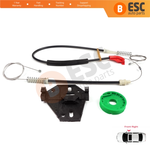 Window Regulator Repair Kit Front Right for VW Transporter T4 MK4 Eurovan Caravelle 1990-2003 7D0959802