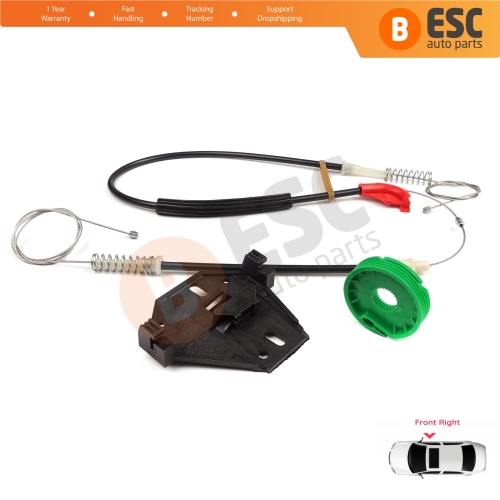 Window Regulator Repair Kit Front Right for VW Transporter T4 MK4 Eurovan Caravelle 1990-2003 7D0959802