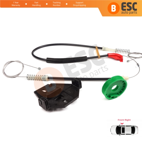 Window Regulator Repair Kit Front Right for VW Transporter T4 MK4 Eurovan Caravelle 1990-2003 7D0959802