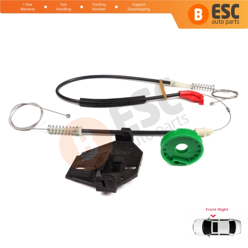 Window Regulator Repair Kit Front Right for VW Transporter T4 MK4 Eurovan Caravelle 1990-2003 7D0959802