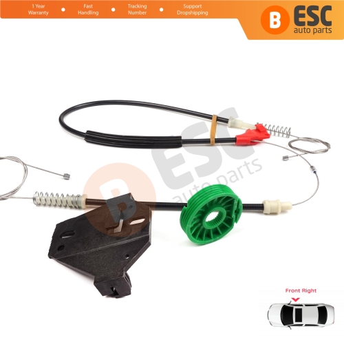 Window Regulator Repair Kit Front Right for VW Transporter T4 MK4 Eurovan Caravelle 1990-2003 7D0959802